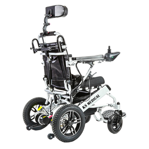 Fauteuil roulant électrique motorisé KSM-601MR China Power avec batteries au lithium longue durée 12Ah/20Ah, scooter inclinable manuel approuvé par les compagnies aériennes - Product Image 1