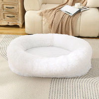 Hundebett Haustiermatte Katzenbett Haustierkissen Plüsch Warm Komfortabel für Winter Abnehmbar Waschbar Hundematte Ovale Form
