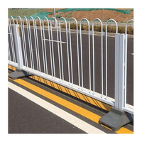 Barrière anti-collision pour voies urbaines, garde-corps en acier galvanisé, barrières de sécurité routière, barrière de circulation temporaire, écologique, durable