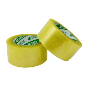 Venta al por mayor Venta caliente fuerte palo personalizado cintas adhesivas embalaje Bopp cinta sellado embalaje cinta transparente