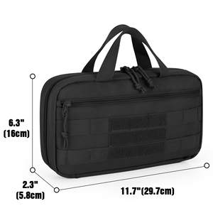 Sac de rangement tactique MOLLE Mag Pouch pouvant contenir jusqu'à 13x magazines Standard à pile simple/double pour armes de poing moyennes et grandes - Product Image 5