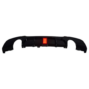 BMW 3 Series E92 Rear Lip <b>Diffuser</b> PP Material Black <b>LED</b> Trim Automotive Part 2005-2012 - Product Image 2