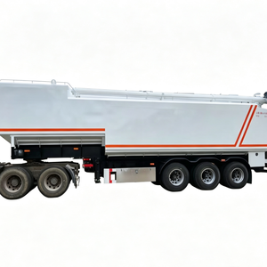 Camión de transporte de alimento a granel de 8*4 y 16 toneladas, camión de entrega y almacenamiento de alimento para animales y aves de corral, semirremolque de 25 toneladas - Product Image 1