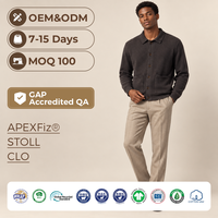 Pull cardigan personnalisé pour homme, fabrication de pulls tricotés pour homme, tricotage