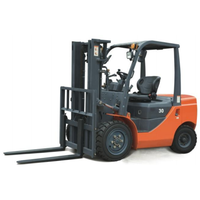 Certificat CE EPA Euro3 3ton avec chariot élévateur à moteur diesel japonais ISUZU C240 Mitsubishi S4S Yanmar 4TNE98