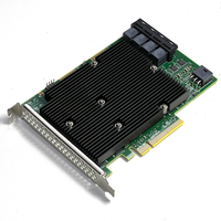 LSI SAS9300-16I 05-25600-00 PCIe 3.0 X8 SFF-8643 SAS3008 16 Puertos Internos 12Gb/s Adaptador de Bus Host SAS