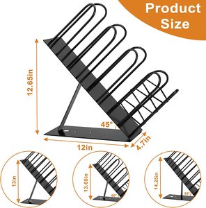 Giá để cốc kim loại 4 ngăn đựng cốc cà phê cho quầy cà phê, văn phòng, nhà bếp - Product Image 2