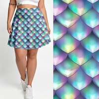Jupe-short athlétique taille haute pour femme, grande taille, avec poche latérale, idéale pour le golf et la course à pied, coloris vifs