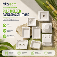 Plateau intérieur en pulpe moulée sur mesure, emballage écologique pour l'électronique grand public