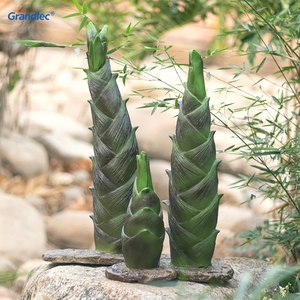 理想的な景観ギフト IP65防水グラスファイバー製光る竹アート（昼は普通、夜は魔法のように光る） - Product Image 5