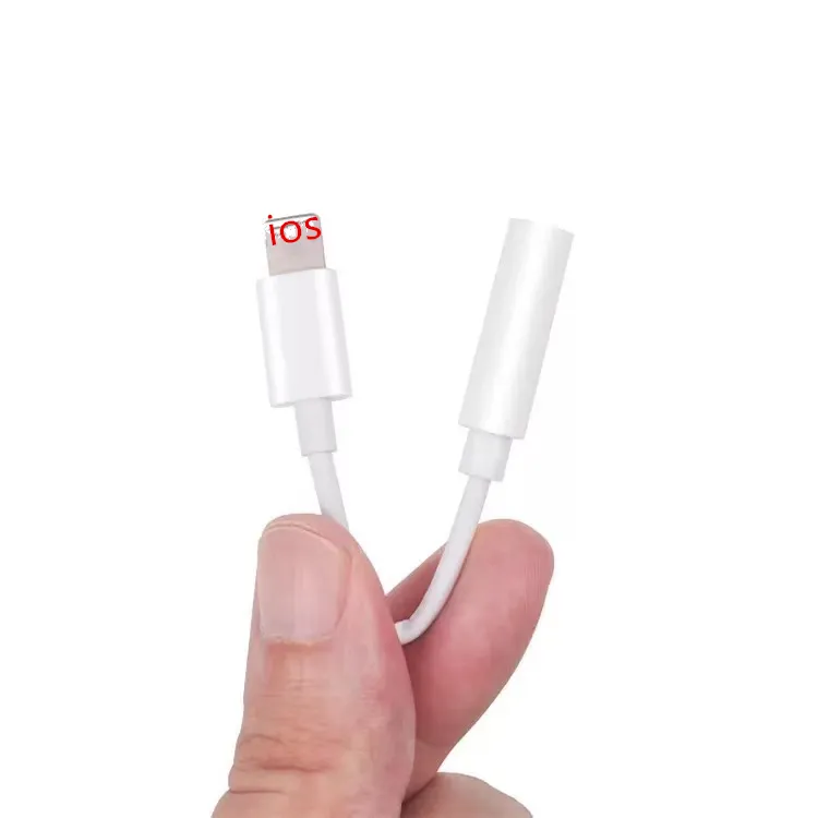 3.5mm AUX Headphones Adapter to Audio adapter cable 10CM cheap 3.5 mm AUX cable For Iphone