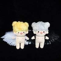 En stock, ailes d'ange en plumes de poulet pour poupées animales de compagnie, 10 cm/15 cm/20 cm, accessoires, vente directe d'usine