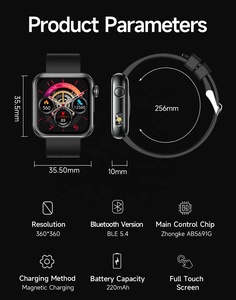 TK50 Smart Watch 1.72" 360*360 Screen BT Calling <b>Heart</b> Rate Blood Oxygen Monitor 100+ Sports Modes IP68 Waterproof for Men Women - Product Image 6