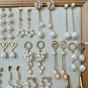 <span class=keywords><strong>Orecchini</strong></span> a Cerchio Vintage Placcati <span class=keywords><strong>Oro</strong></span> con <span class=keywords><strong>Perle</strong></span>, Regalo Trendy per Donne - Product Image 5