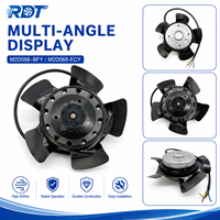 Motor de Ventilador de Rotor Externo de CA de Alta Eficiencia M2D068-BFY, Bajo Ruido, Rodamiento de Bolas Duradero, Sistema de Refrigeración Industrial para Equipos HVAC