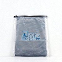 Sacs Ziplock pour l'emballage de vêtements, T-shirt, logo personnalisé, sacs en plastique mat avec fermeture éclair, sacs en plastique avec fermeture éclair et logo