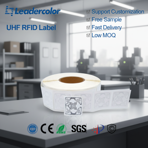 Étiquette RFID UHF imprimable à longue portée passive 860-960 MHz avec puce U9 U8 <span class=keywords><strong>pour</strong></span> la gestion du suivi des bagages - Product Image 1