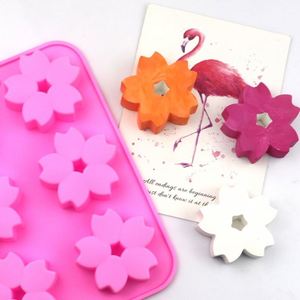 Usine et stock écologiques. Moule à savon 3D en forme de gâteau. Moule en silicone à 6 cavités en forme de Sakara pour fromage. Outils de pâtisserie OEM/ODM. - Product Image 1
