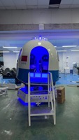 Simulateur d'avion spatial VR 9D à double siège en métal pour intérieur, prix d'usine, capsule de simulation dynamique, 50+ jeux, usage commercial