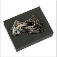 Fabricant logo personnalisé designs personnalisés logo magnétique métal alliage de zinc souvenirs touristiques