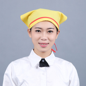 Copricapo Anti-olio sciarpa triangolare foulard per cucina caffetteria Fast Food ristorante <span class=keywords><strong>Bar</strong></span> Hot Pot cameriera cameriera - Product Image 4