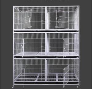 Cage multicouche en fer moderne pour animaux de compagnie avec motif solide respirant pour chats et chiens - Product Image 4