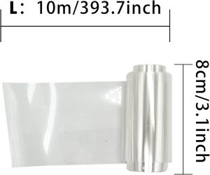Rollos de Acetato Transparente para Decoración de Pasteles, 8/10 cm x 10 m, Láminas de Mousse para Decoración, Manualidades, Repostería, Chocolate, Microondas - Product Image 2
