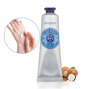 OEM Lotion pour les mains anti-transpirant personnalisée Crème hydratante pour les mains Marque privée Naturelle Paquet personnalisé Crème au beurre de karité pour adultes