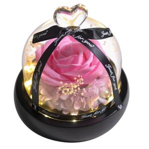 Per sempre sapone rosa elegante cupola di vetro conservato fiori regalo per la festa <span class=keywords><strong>della</strong></span> mamma per la festa <span class=keywords><strong>della</strong></span> mamma di natale <span class=keywords><strong>giorno</strong></span> di san valentino - Product Image 6