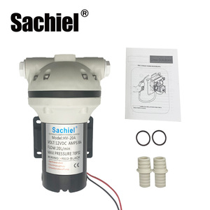 Bomba de diafragma motorizada FL420 personalizada 12V/24V 20L/Min para sistema de riego, aspiración, OEM, agua limpia, aceite y urea - Product Image 6