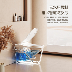 <span class=keywords><strong>Toilette</strong></span> intelligente <span class=keywords><strong>exclusive</strong></span> Goddess pour la maison, commande vocale, télécommande, barre <span class=keywords><strong>de</strong></span> pulvérisation frontale, design ergonomique, céramique extra-large épaissie - Product Image 5