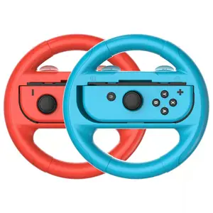 Oyun için direksiyon kolu yarış tekerlek sopa Nintendo anahtarı sevinç Con için OLED denetleyici direksiyon