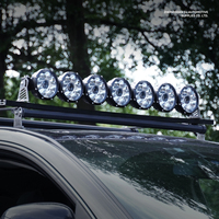 Lampu Bar LED Strobo Off Road 18 Inci 12V untuk 4x4 ATV Bumper UTV, Dapat Disambung Modular, Lampu Sorot Laser untuk Mobil Off-road Jeep Truk
