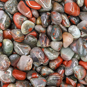 Pierre roulée en agate rouge sang [boho] en gros, très demandée, cristal, attirant la prospérité, pierre décorative, éclat de pierre sculptée - Product Image 1