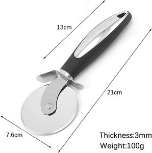 Cuchillo para Pizza Ecológico de Acero Inoxidable con Hoja Redonda - Product Image 2
