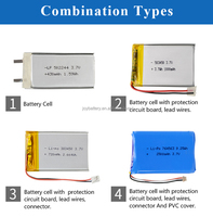 Batterie lithium-ion Li polymère rechargeable 3,7 V avec circuit imprimé (PCB) 303450 40340 503450 523450 603450 703450 803450 903450 103450 123450