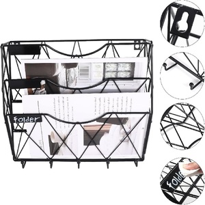 Estante de Pared Pequeño Impermeable de Hierro Clásico para Libros y Revistas, para Baño, Balcón, Jardín de Infancia - Product Image 2