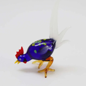 Yeni ürün cam hayvan heykelcik minyatür cam hayvanlar <span class=keywords><strong>mini</strong></span> ördek kuş ladybugs ayı tavşan - Product Image 4