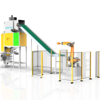 Machine de découpe automatique de sacs électriques, pour film plastique, armoire IP55, contrôlée par PLC, OEM ODM, protection interverrouillable, niveau de sécurité élevé
