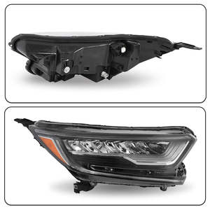 Para <span class=keywords><strong>Honda</strong></span> <span class=keywords><strong>CRV</strong></span> 2017-2021 <span class=keywords><strong>Touring</strong></span>, faros delanteros LED completos, montaje de faros delanteros, negro, claro, izquierdo + derecho, par 33150TLAA11 - Product Image 4