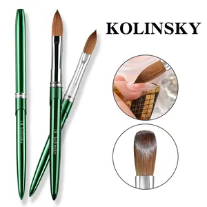 ปากกาแปรงเล็บ Kolinsky สำหรับทำเล็บเจล แปรงแต่งเล็บ 3 มิติ อะคริลิค ผงอะคริลิค ปากกาแกะสลักลายเส้น เครื่องมือวาดลาย 2-16 - Product Image 2