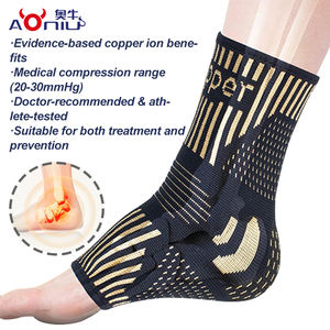 Attelle de cheville personnalisée avec logo en ions de cuivre, orthèses de pied et de cheville, fasciite plantaire, compression de mouvement, attelle de cheville - Product Image 4