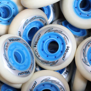 Roues de patins Ruidongle pour patins à glace, patins à roulettes et patins en ligne, roues de frein en jade blanc pour patinage de vitesse, résistantes à l'usure - Product Image 3