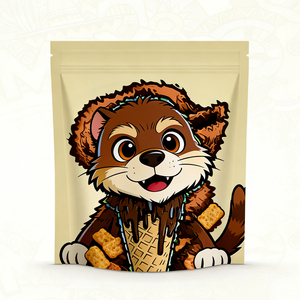 ถุงซิปแบบตั้งได้เอง 3.5G ถุงดับกลิ่นแบบตั้งได้เอง ถุงฟิล์มโพลีเอสเตอร์แบบกำหนดเองได้ ถุงพลาสติก - Product Image 2