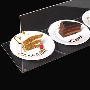 Protector acrílico en forma de L para estornudos de alimentos, protector acrílico transparente para estornudos, protección para alimentos, pantalla Lucite, cubierta antipolvo, cubierta de pantalla - Product Image 2