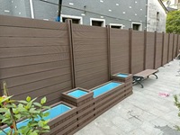 Installation facile Clôture composite DIY durable et résistante aux intempéries, anti-uv, étanche à la vie privée