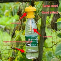 Piège à mouches des fruits réutilisable pour vergers et jardins en plein air |   Attrape-mouches durable résistant aux intempéries |   Contrôle des nuisibles écologique