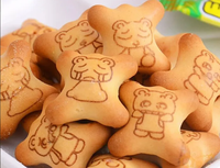 Machine de fabrication de biscuits par injection de chocolat en forme d'ours rempli de centre haute performance