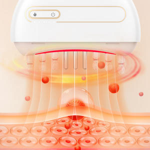 หวีไฟฟ้า LFmina สำหรับ<span class=keywords><strong>นวด</strong></span>ศีรษะ ลดการหลุดร่วงของเส้นผม พร้อมแสงสีแดง หินหยก และแปรงพลาสติก รุ่น 2405-EW - Product Image 3