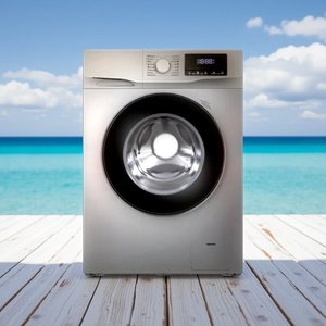 Lavadora de Carga Frontal <span class=keywords><strong>Hisense</strong></span> Automática de 9.1-10 kg, 1200 RPM, Modelo Plateado WFPV8012EMT, 1 Año de Garantía Completa, Bomba de Limpieza del Tambor - Product Image 3